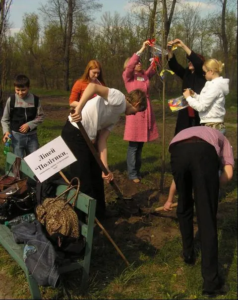Planting of the city’s Language Alley: photo 9 of 21