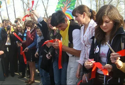 Planting of the city’s Language Alley: photo 15 of 21