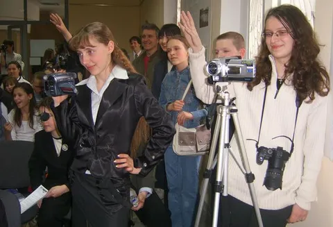 Children’s press conference, House of Nature, 25 April (2/28)