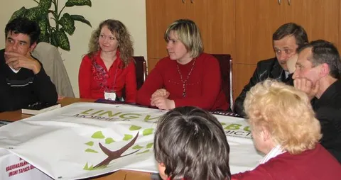 Round table “We Are Preparing a Language Festival”, Kyiv University, 26 April (17/28)